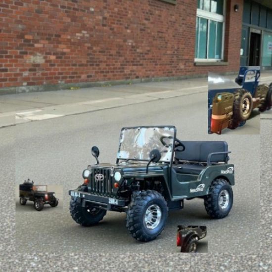 صورة ميني جيب كهربائي – القوة والفخامة في مغامراتك 150cc